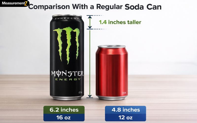 How Tall Is a Monster Can