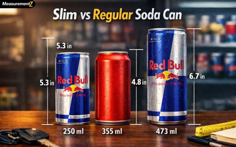 Red Bull Can Dimensions