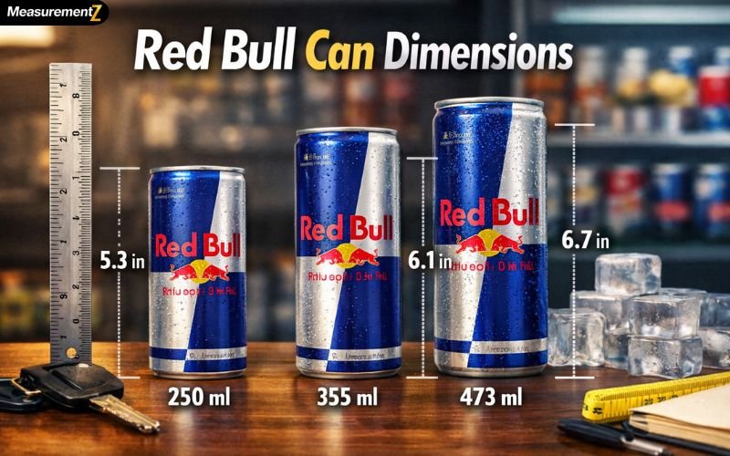 Red Bull Can Dimensions