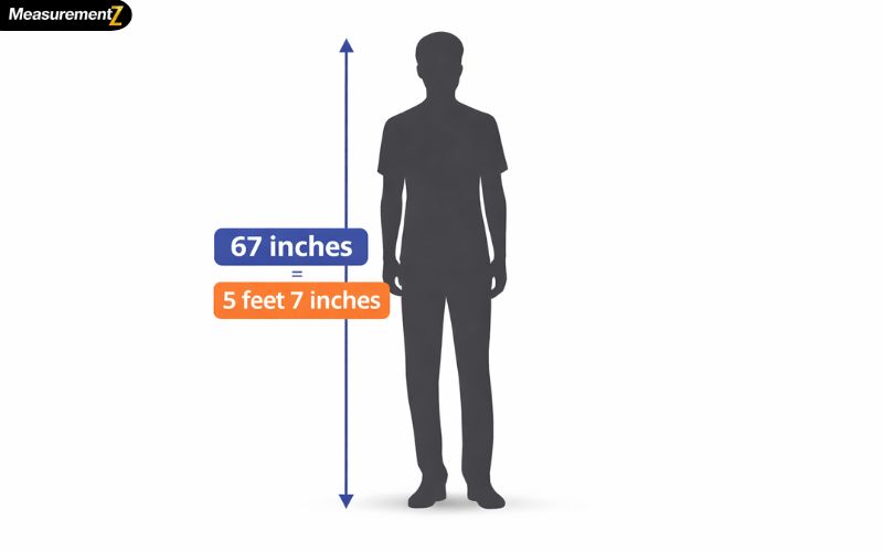 What Is 67 Inches in Feet
