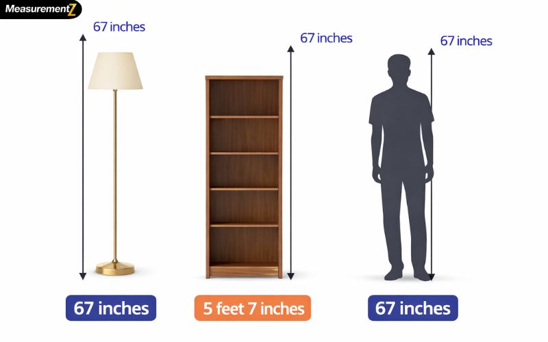 What Is 67 Inches in Feet