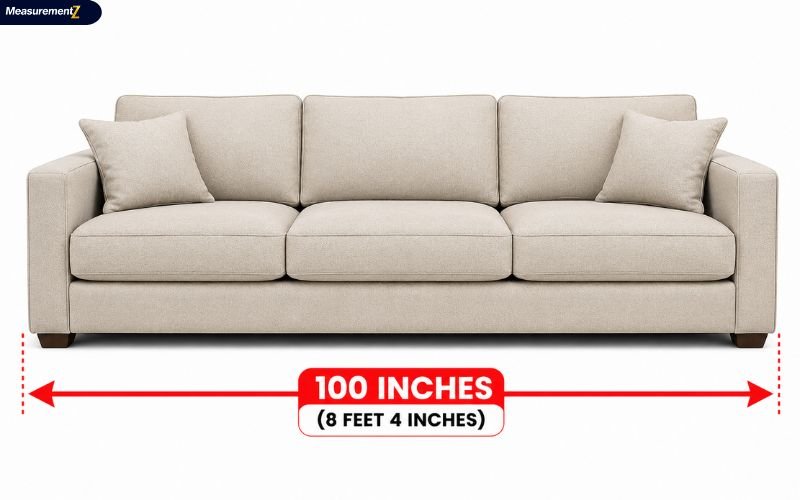 How Long Is 100 Inches