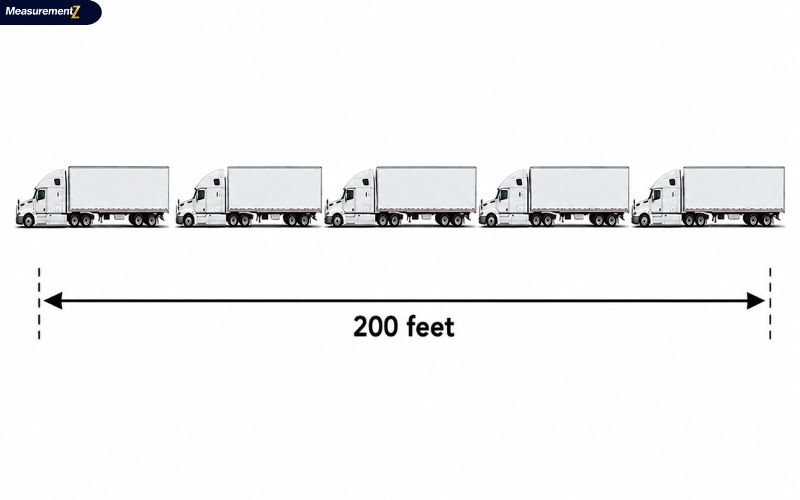 How Long Is 200 Feet